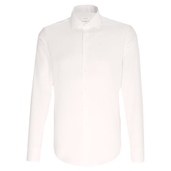 Seidensticker Heren Oxford Slank shirt met lange mouwen (Wit) - Image 1