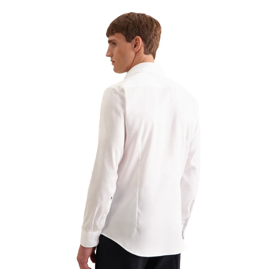 Seidensticker Heren Oxford Slank shirt met lange mouwen (Wit) - Image 2
