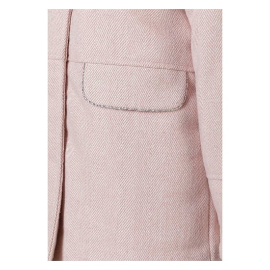 Minoti Gewatteerde jas met bontrand voor meisjes (Roze) - Image 5
