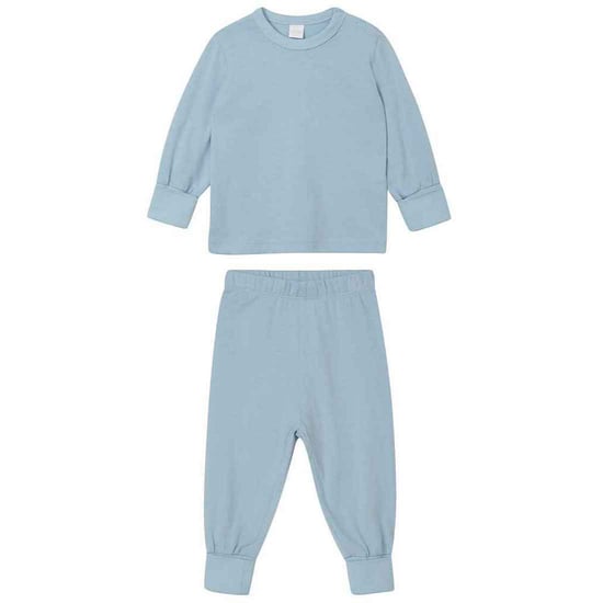 Babybugz Effen pyjamaset voor baby's (Stofblauw) - Image 1