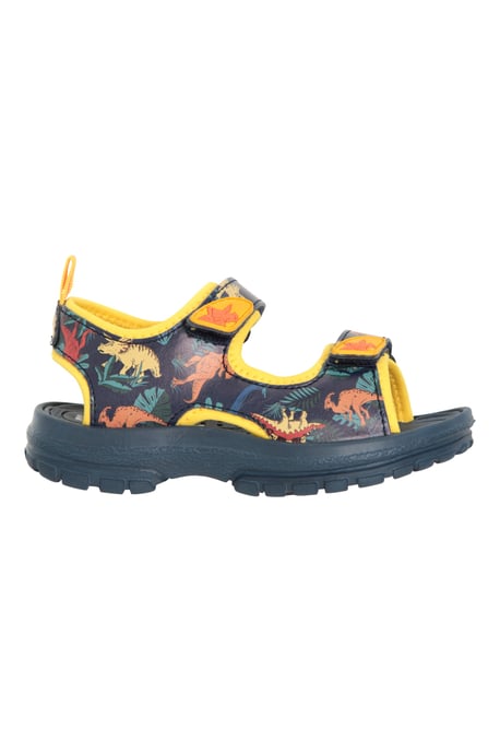 'Sand' Kids Sandals with Touch Strap Fastening Summer Shoes Mustard - Image 2
