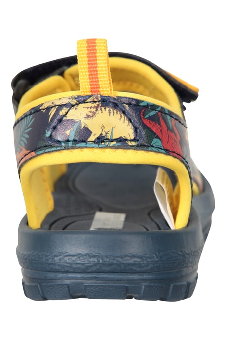 'Sand' Kids Sandals with Touch Strap Fastening Summer Shoes Mustard - Image 4