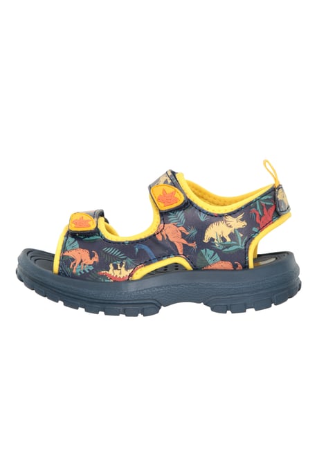 'Sand' Kids Sandals with Touch Strap Fastening Summer Shoes Mustard - Image 5