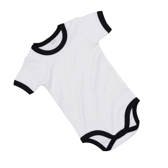 Babybugz Baby Ringer Body (Wit/zwart) - Image 3