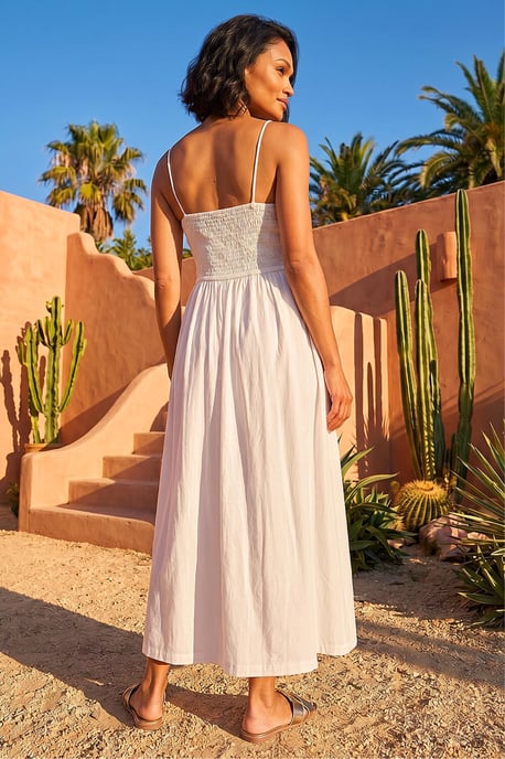 Floral Embroidered Midi Dress - Image 3