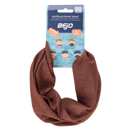 Bejo Colli multifunctionele halswarmer voor kinderen/kids (Marine / Bruin) - Image 2