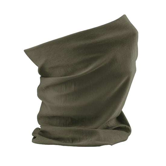 Beechfield Unisex Adult Morf Original Neck Warmer (Olive Green) - Image 2