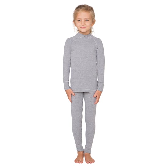 Meteor Thermoactieve onderlagen voor kinderen/kinderen (Grijs) - Image 1