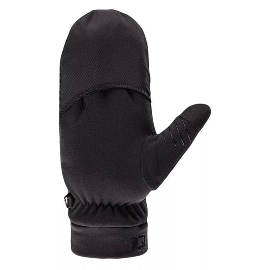 IQ Dames/Dames Nusa II Gestreepte Skihandschoenen (Zwart/Reflecterend) - Image 2