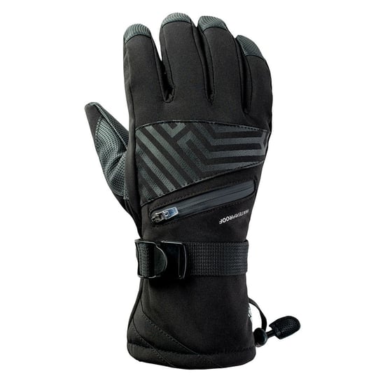 Hi-Tec Heren Rodeno Waterdichte Skihandschoenen (Zwart) - Image 3