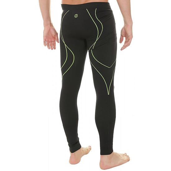 Hi-Tec Heren Ikar Logo Thermobroek (Zwart/Lime Punch) - Image 3
