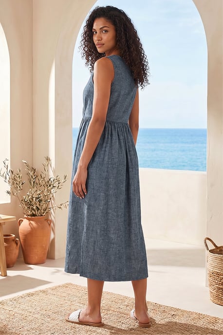Petite V-Neck Tunic Dress - Image 3