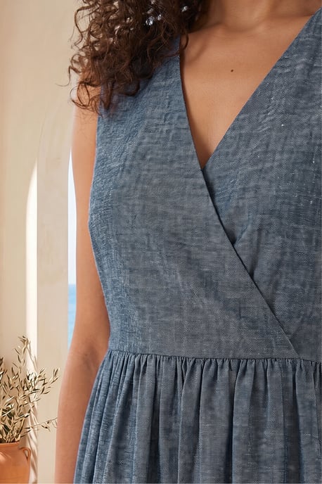Petite V-Neck Tunic Dress - Image 4