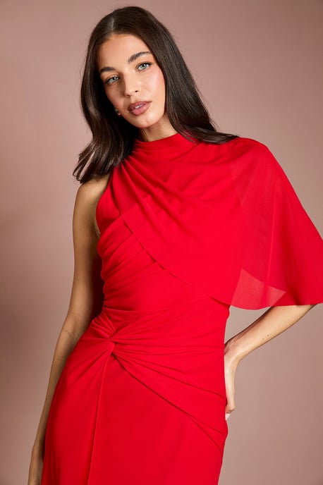 Contour Collective High Neck Drape Jersey Maxi Dress - Image 3