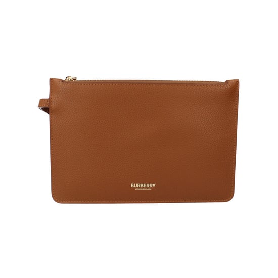 Burberry Double Faced Pouch - Tawny Brown - Image 1