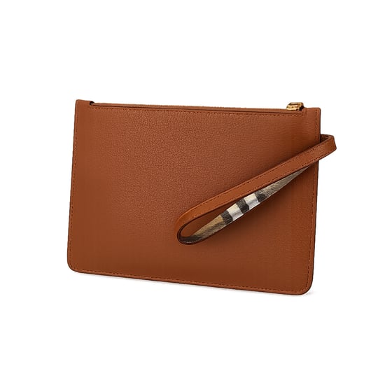 Burberry Double Faced Pouch - Tawny Brown - Image 2