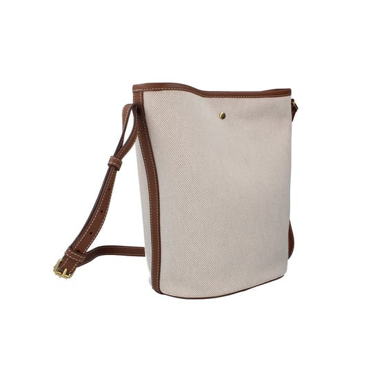 Burberry Medium Canvas Bucket Bag - Wheat - Image 3