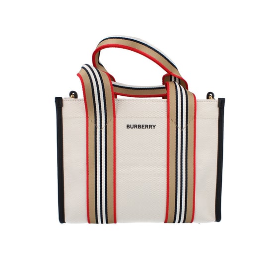 Burberry Mini Canvas Tote Bag - Natural - Image 1