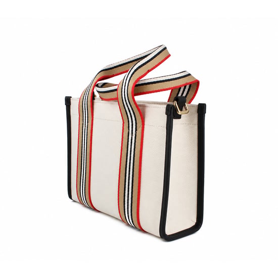 Burberry Mini Canvas Tote Bag - Natural - Image 3