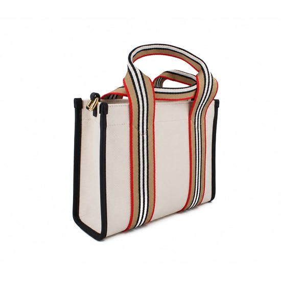 Burberry Mini Canvas Tote Bag - Natural - Image 4