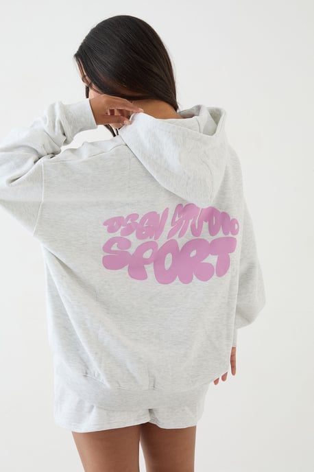 DSGN Studio Sport Bubble Slogan Oversized Hoodie - Image 2