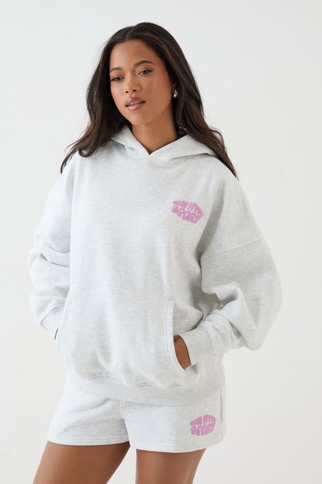 DSGN Studio Sport Bubble Slogan Oversized Hoodie - Image 3