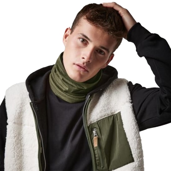 Beechfield Morf Merino Wool Snood (Military Green) - Image 2