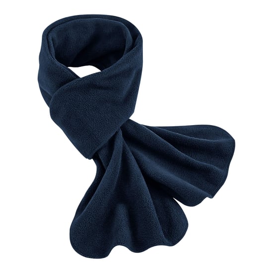 Beechfield Fleece Recycled Winter Scarf (French Navy) - Image 2