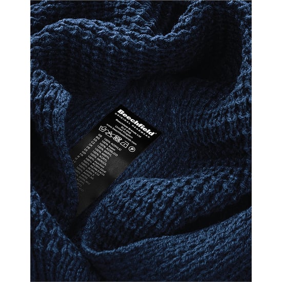 Beechfield Klassieke wafelsjaal voor volwassenen (Franse marine) - Image 2
