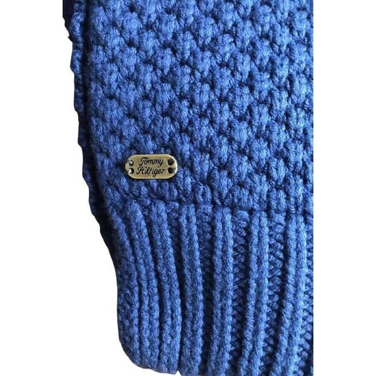 Tommy Hilfiger Gebreide sjaal voor kinderen (Blauw) - Image 2