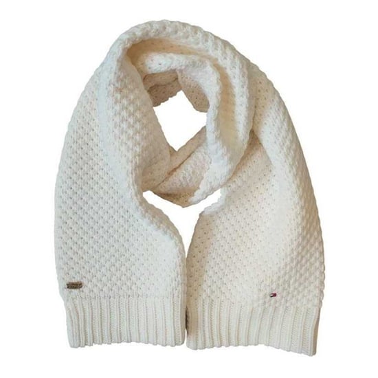 Tommy Hilfiger Gebreide sjaal voor kinderen (Ecru) - Image 1