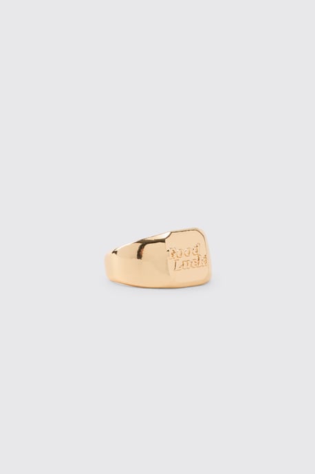 Good Luck Signet Ring - Image 1