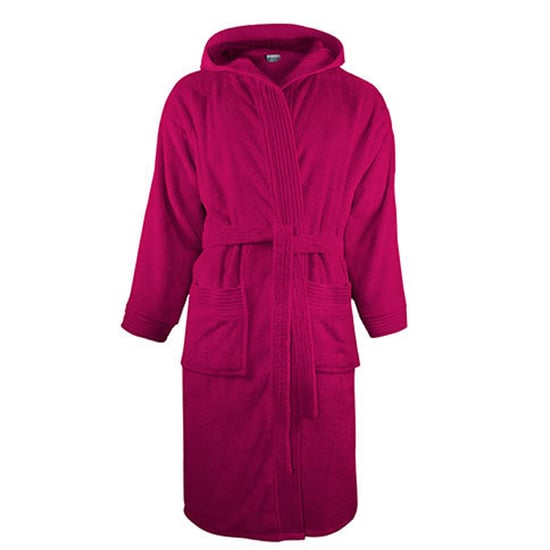 The One Towelling Kapjurk voor volwassenen (Magenta) - Image 1