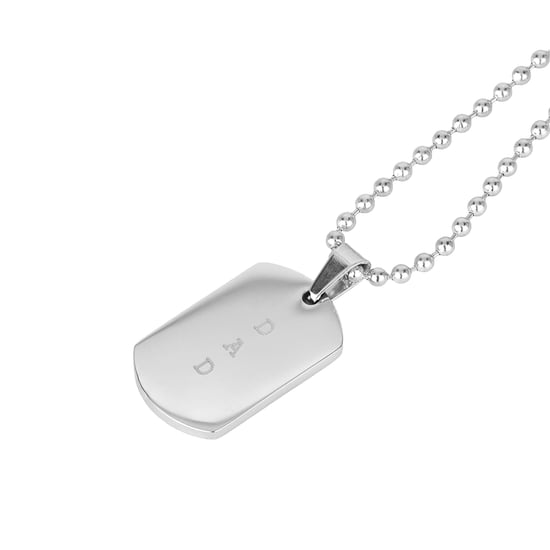 Stainless Steel DAD Dogtag Necklace - Image 1