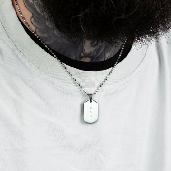 Stainless Steel DAD Dogtag Necklace - Image 4