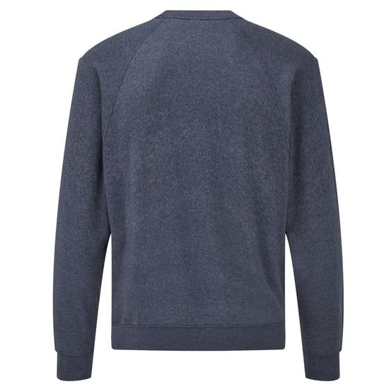 Fruit of the Loom Mens Classic Raglan Jumper (Heather Navy) - Image 2