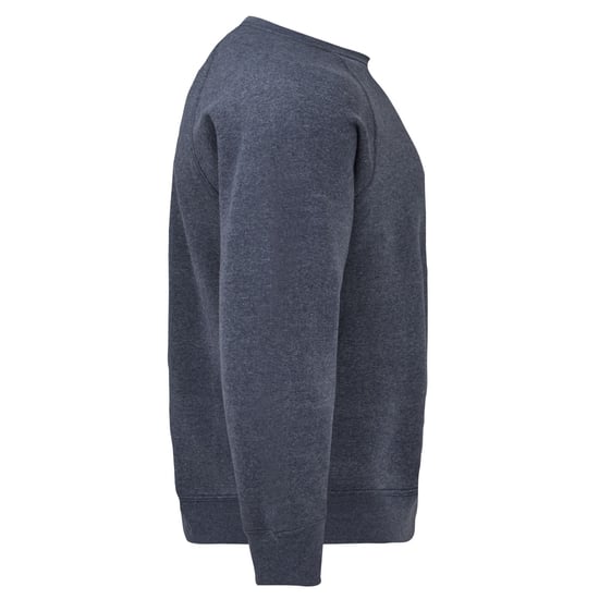 Fruit of the Loom Mens Classic Raglan Jumper (Heather Navy) - Image 3