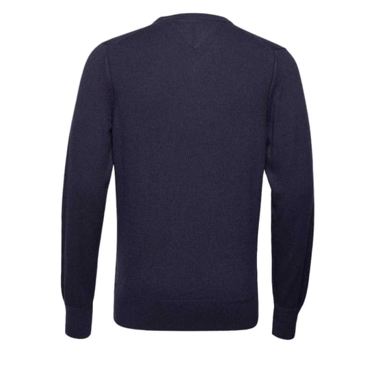 Tommy Hilfiger Heren Sweater Top Katoenmix V Hals (Marinemelange) - Image 2