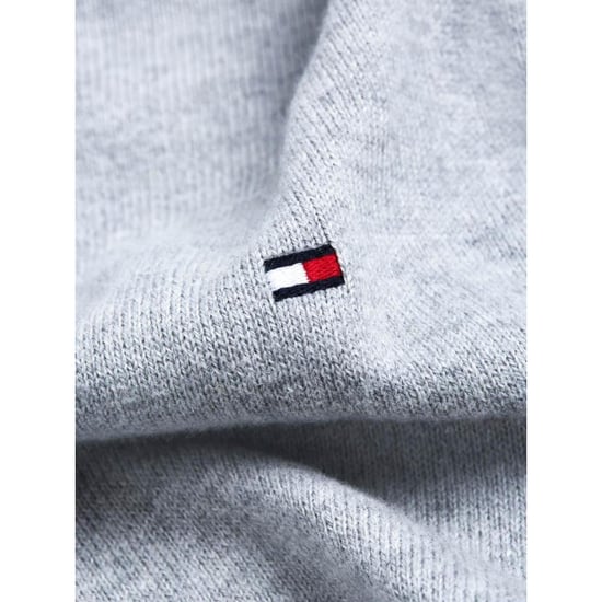 Tommy Hilfiger Heren Sweater Top Katoenmix V Hals (Grijs) - Image 4