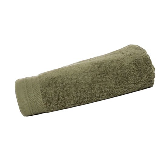 The One Towelling Biologische Badhanddoek (Olijfgroen) - Image 2