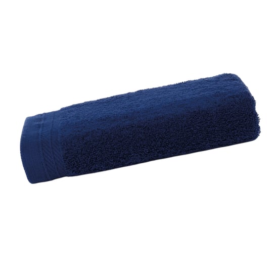 The One Towelling Plain Organic Towel (Navy Blue) - Image 2