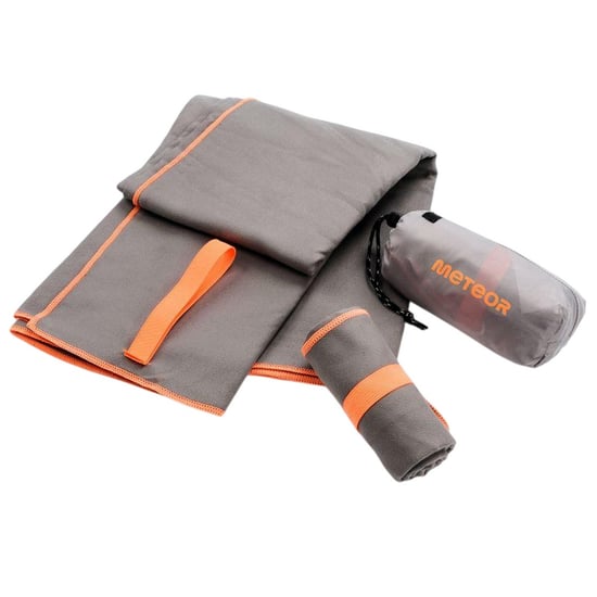 Meteor Effen Handdoek (Zilver) - Image 3