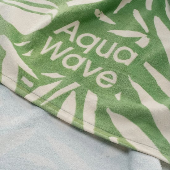 Aquawave Rannas Handdoek (Groen/Wit) - Image 4