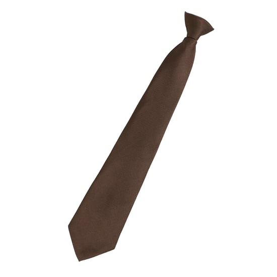 Premier Colours Orginals Fashion Clip-On Stropdas (Bruin) - Image 2