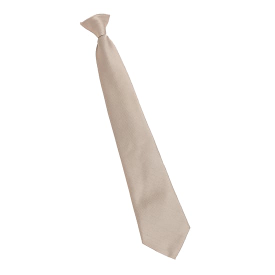 Premier Colours Orginals Fashion Clip-On Tie (Khaki Grey) - Image 2