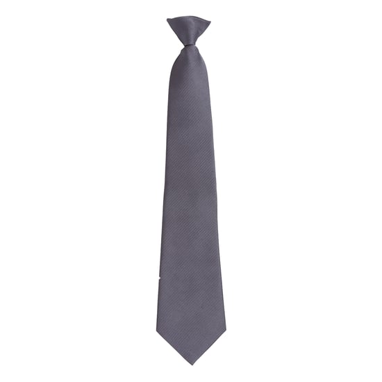 Premier Colours Orginals Fashion Clip-On Stropdas (Donkergrijs) - Image 1