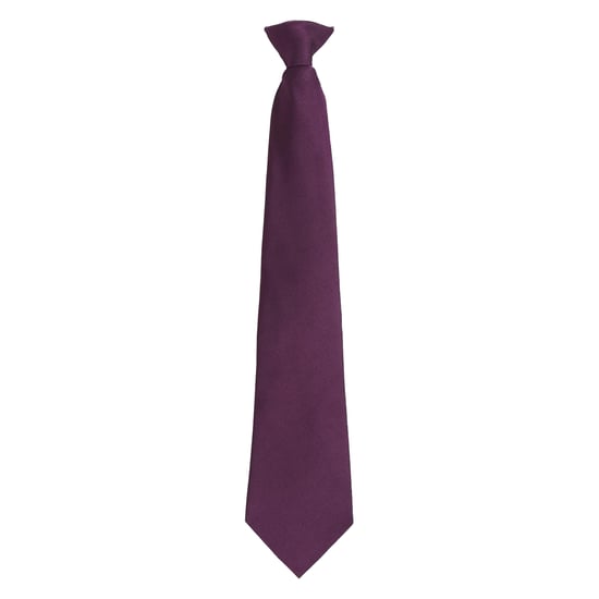 Premier Colours Orginals Fashion Clip-On Stropdas (Paars) - Image 1