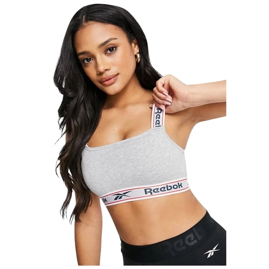 Reebok Womens/Ladies Krystal Sports Bra (Grey Marl) - Image 1