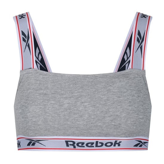 Reebok Womens/Ladies Krystal Sports Bra (Grey Marl) - Image 2