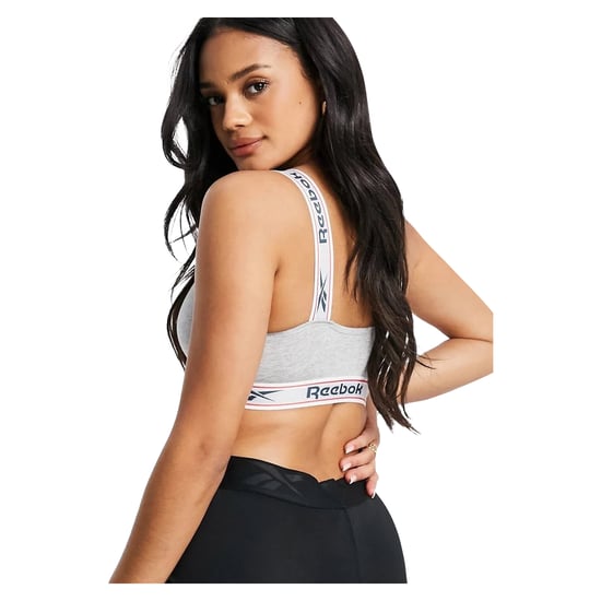 Reebok Womens/Ladies Krystal Sports Bra (Grey Marl) - Image 4